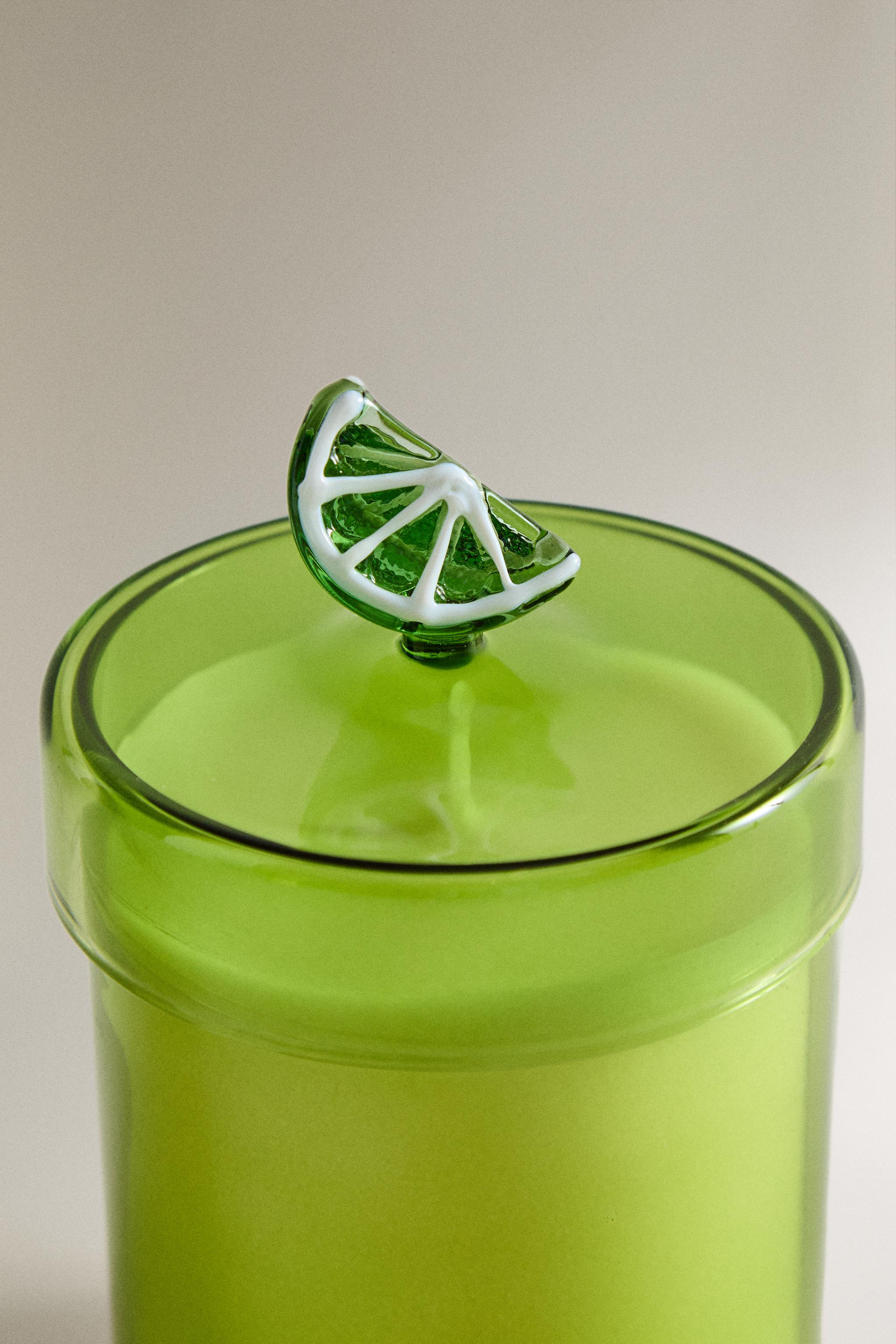 (220 G) BOUGIE PARFUMÉE LIME & PEPPERMINT